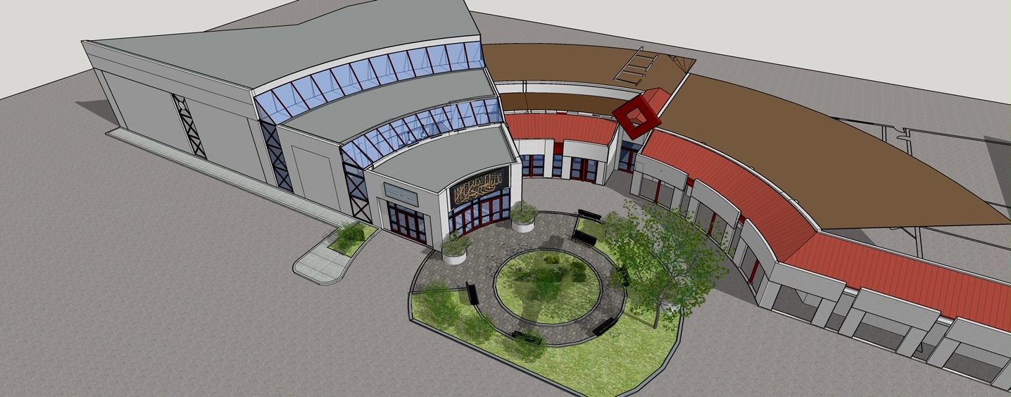 front yard of masjid assalam